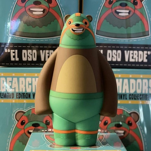 Bimtoy Bearly Available Bearchadors El Oso Verde 5.5" Vinyl Figure - LE 225 - Picture 5 of 5