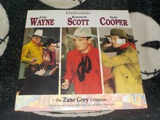 Zane Grey Collection NEW SEALED Laserdisc Fighting Caravans/Westerner/Hell Town