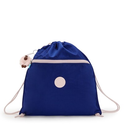 Kipling SUPERTABOO mittlere Kordelzugtasche - Solar Marineblau C UVP £29