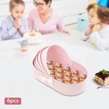 6pcs Cradle Souvenir Gift Box Small Size 33.5x17.5x8cm - Pink