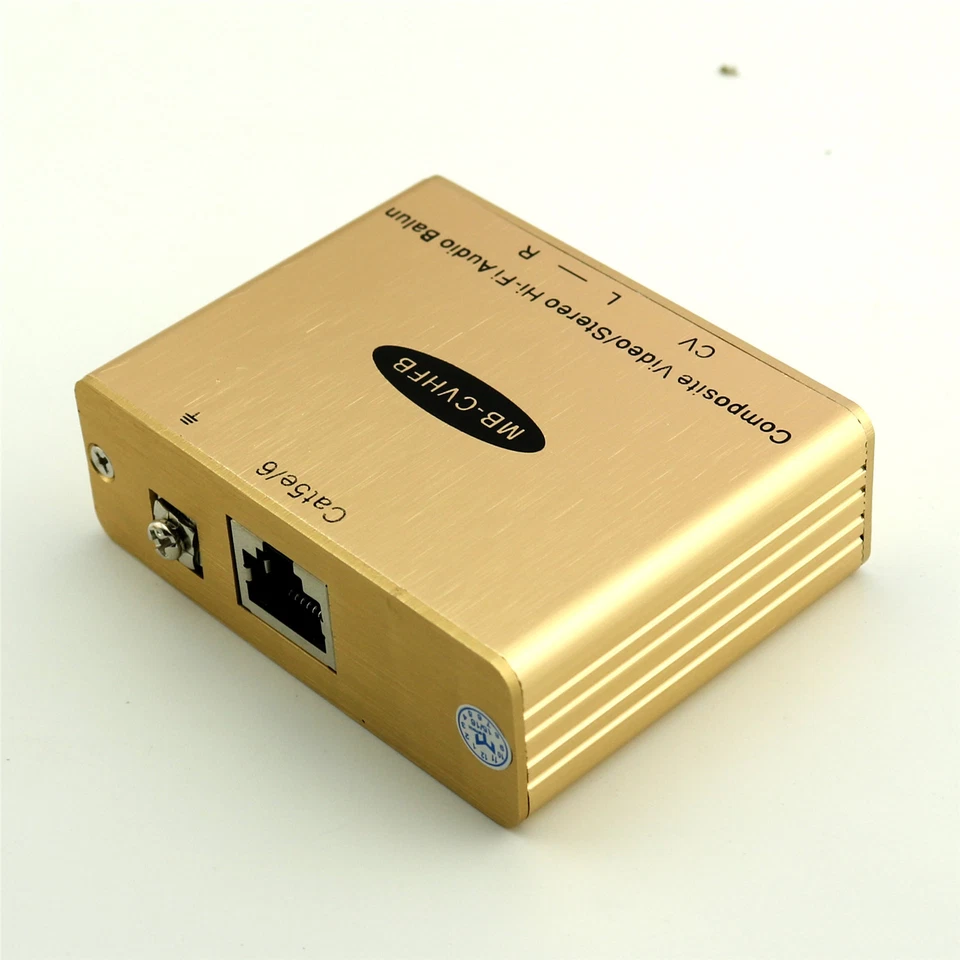 1pair Composite Video/Stereo Hi-Fi Audio Extender Balun Over Single RJ45 CAT5e/6 - Image 4 of 4