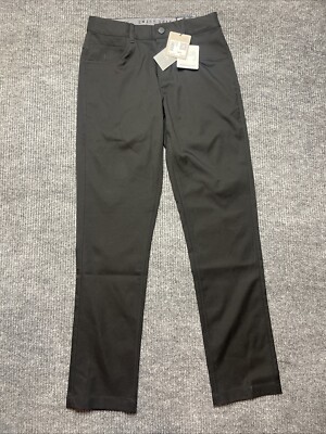 Puma Golf Pants 28x32 Black Dealer 5 Pocket Moisture Wicking Polyester  UPF 50+