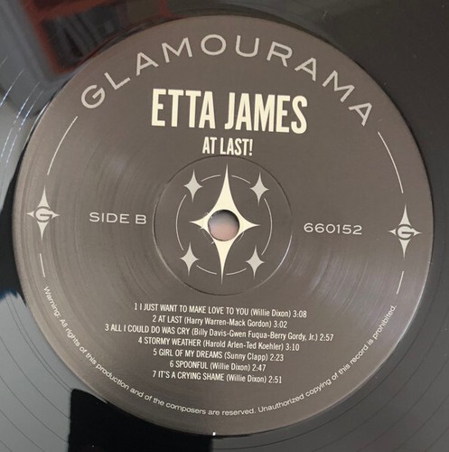 Etta James – At Last! - Brand New/Mint Black Vinyl - w/ Bonus 7" On Orange Vinyl - Imagen 4 de 9