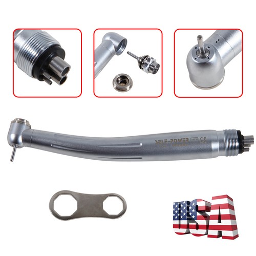 USA SANDENT Manipolo dentale ad alta velocità spinta 2/4 fori per cartuccia turbina NSK - Foto 54 di 62