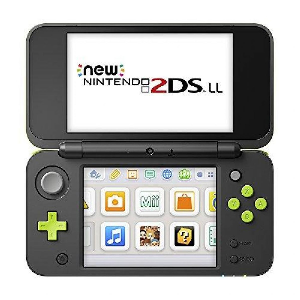 New Nintendo 2DS LL Console System Black x Lime Japan Version  