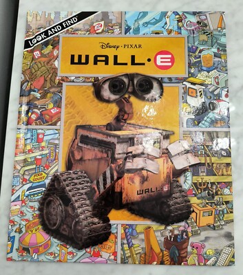 WALL.-E - LOOK and FIND (Disney Pixar) 2008 New HC by Publications International