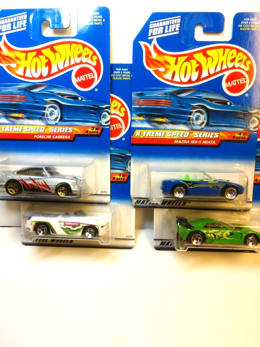1998 Hot Wheels X-Treme Speed Series Complete Set of 4 Cars | eBay