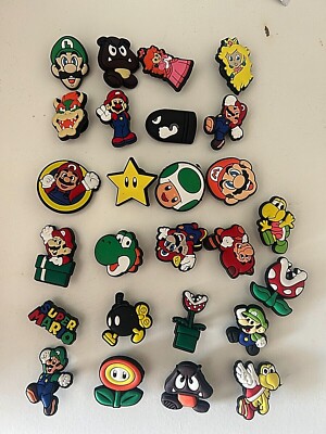 SUPER MARIO; PREMIUM Croc Charms; BESTE AUSWAHL UK. 3 kaufen und 2 kostenlos erhalten