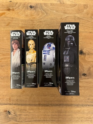 S.H.Figuarts STAR WARS: A New Hope Luke & Darth Vader & C-3PO & R2-D2 JAPAN - Picture 7 of 15
