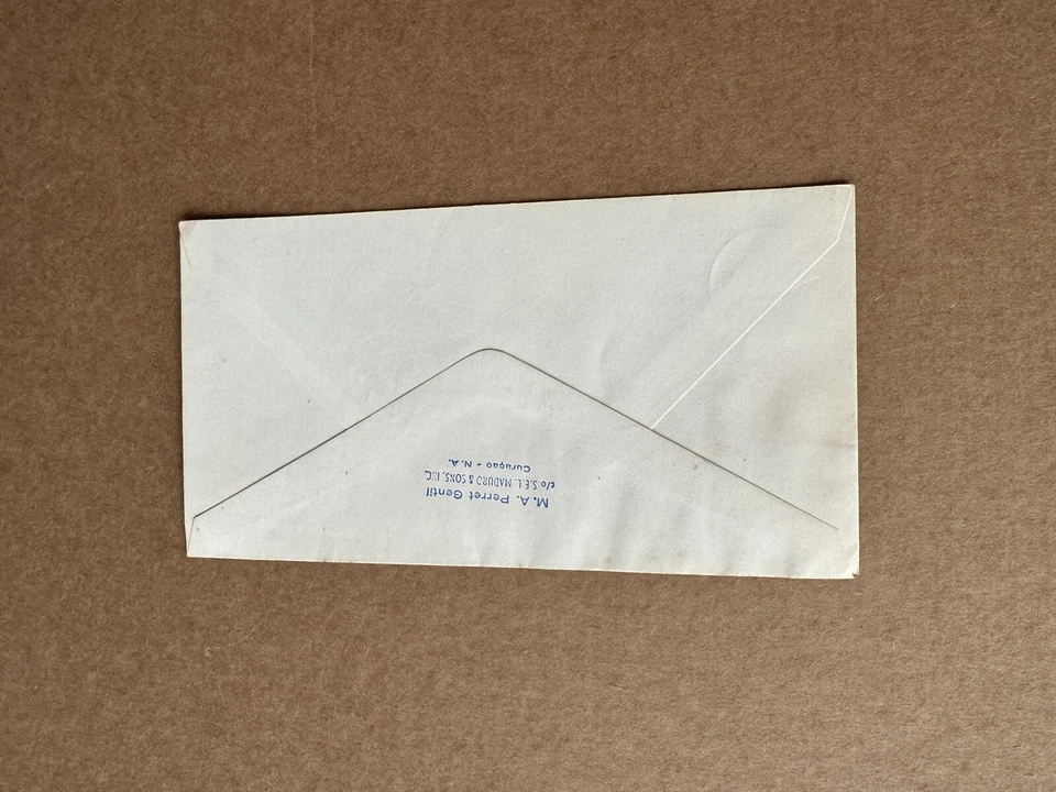 Netherlands Antilles FDC +1962 Semi-Postal Set #B55-7+Chess Championship Topical - Image 2 of 2