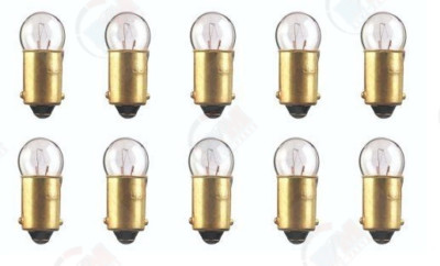 10x 1445 Miniature Light Bulb Automotive Car Trunk RV Lamp 12v G-3.5 BA9S Lot