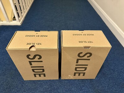 Neu Original Adidas 2 Yeezy 450 ID1623 Stone Flax UK 9,5 Leerkarton + Taschentuch + Etikett