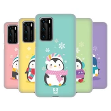 HEAD CASE DESIGNS KAWAII CHRISTMAS PENGUIN SOFT GEL CASE FOR HUAWEI PHONES 4