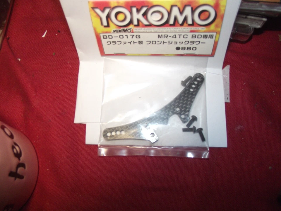 YOKOMO BD-017G BLACK GRAPHITE SHOCK TOWER FOR MR 4TC BD - Image 2 of 4