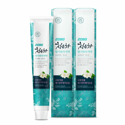 1Ea of 2080 ChungunTea Jasmine Toothpaste Dental Clinic Korean by Oral Care 190g