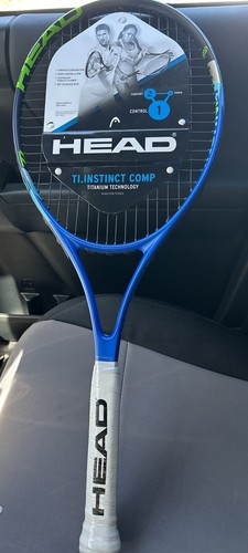 HEAD - Ti. Instinct Comp - vorbesaite Tennisschläger - Griffgröße 4 1/4-2 in blau