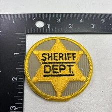 Vintage SHERIFF’S DEPARTMENT Patch 00SO
