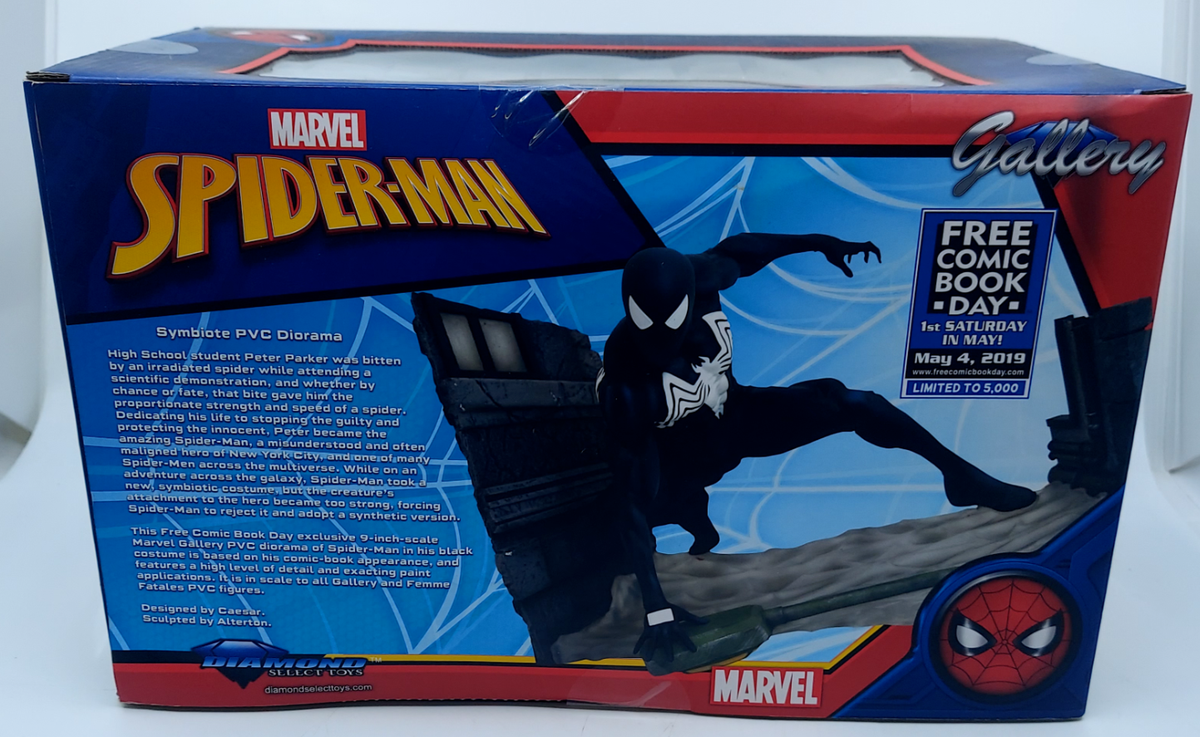 Diamond Select Gallery 2019 Spider-Man Symbiote PVC Diorama | eBay