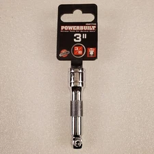 Powerbuilt 3/8 Inch Drive 3 Inch Wobble Extension - 641744