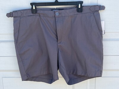 Men's Nordstrom Tech Smart 2 way stretch Shorts  38W Gray Slim Fit NWT