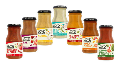 Nudelsaucen Chili rot Curry Korma Kochsauce Loyd Grossman Tomatensauce