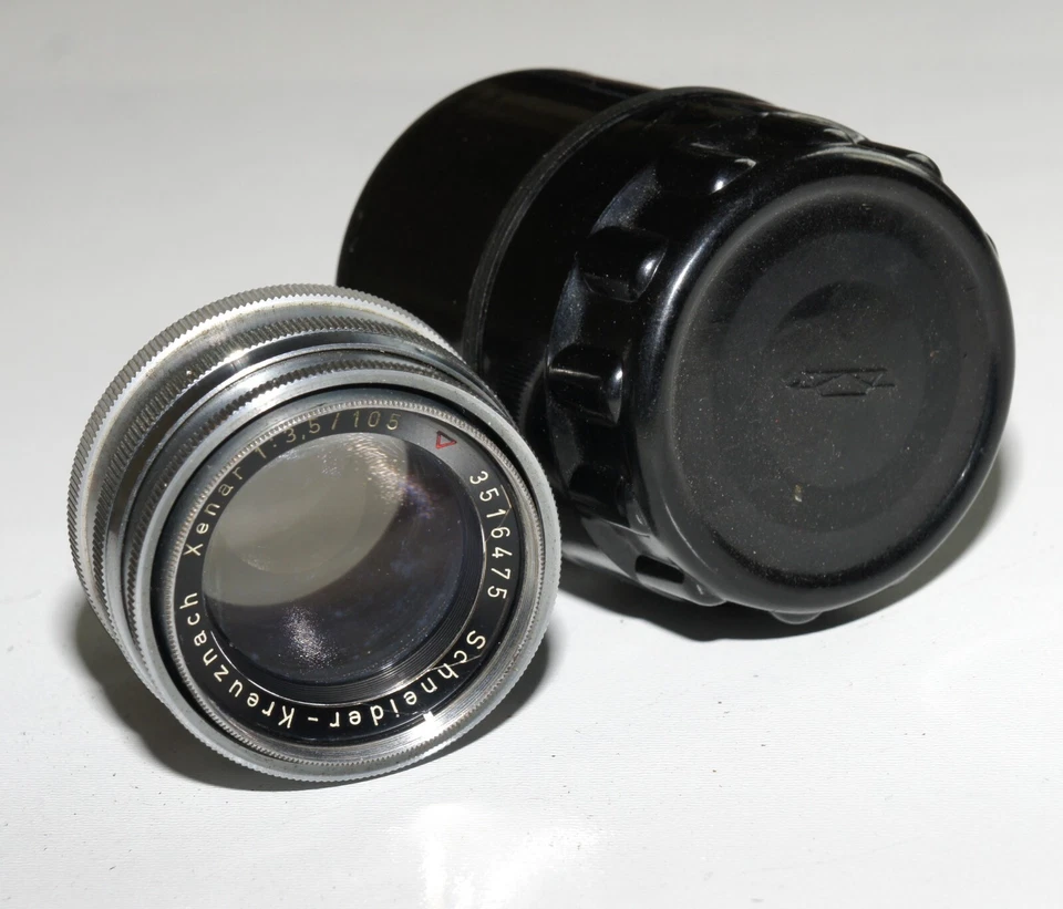 Lente SCHNEIDER XENAR 3.5/105mm montura Exakta PARA USAR CON FUELLE Foto 3 de 4