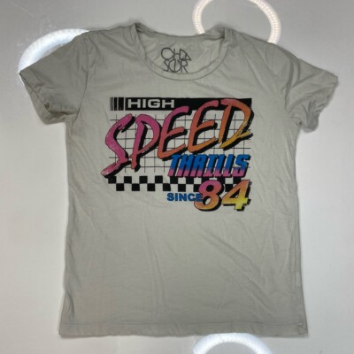 Chaser High Speed Thrills Since 84 Graphic T-shirt Women XS Short Sleeve