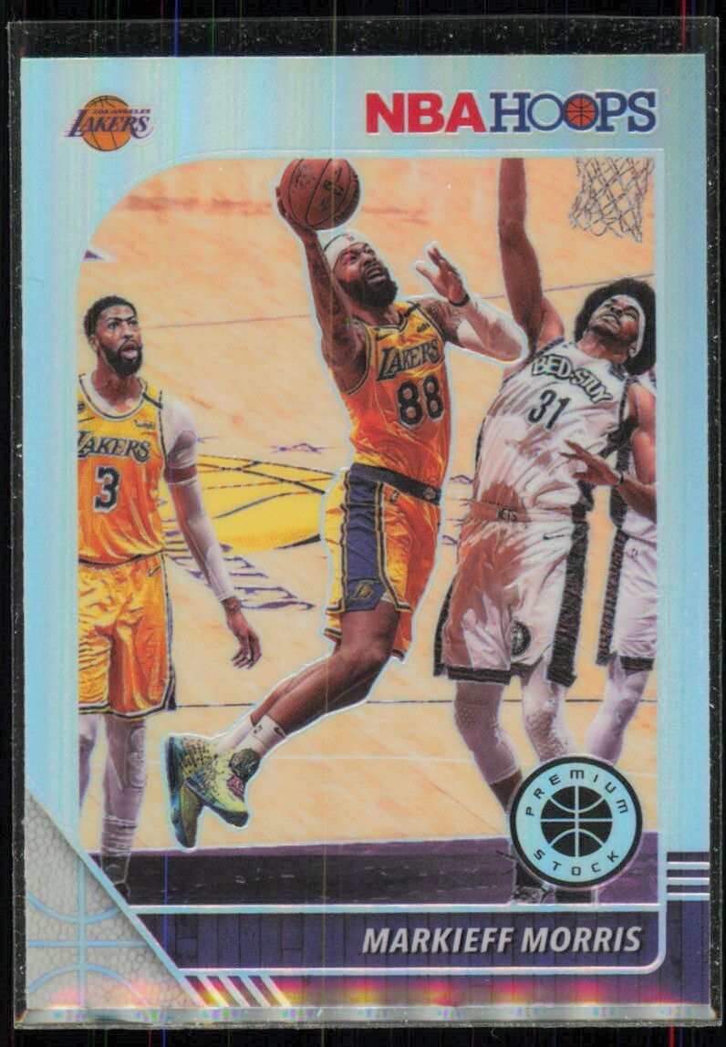2019-20 Panini NBA Hoops Premium Stock Markieff Morris Los Angeles