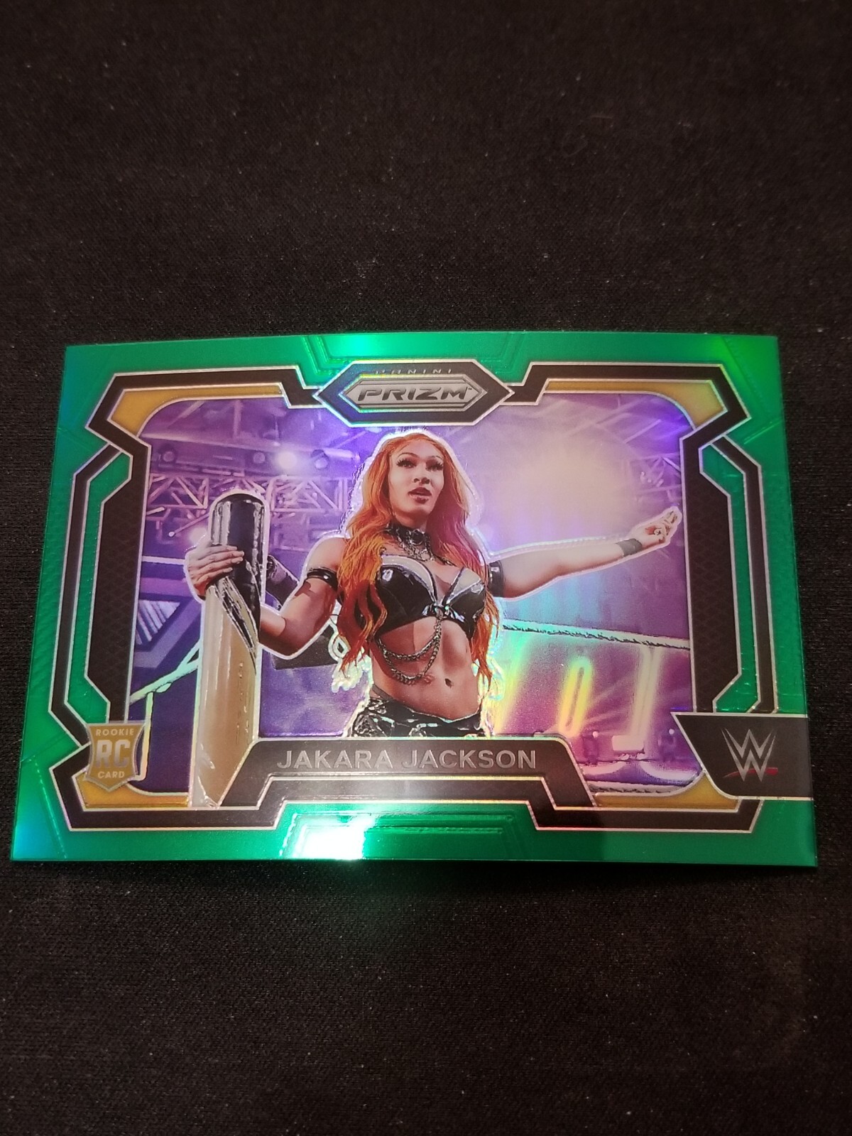 2024 Panini Prizm WWE Jakara Jackson Green Prizm Rookie Card #12 RC | NXT