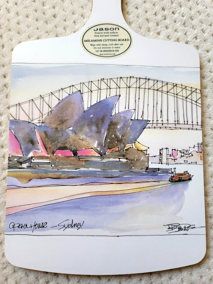 Tabla de cortar colgante de pared de melamina Jason de colección nos retrato de la ópera de Sydney Foto 2 de 4