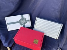 Holiday Gift Boxes 3 Unique Holiday Designs. Bundle Of 6.  9x5x3 &ldquo;