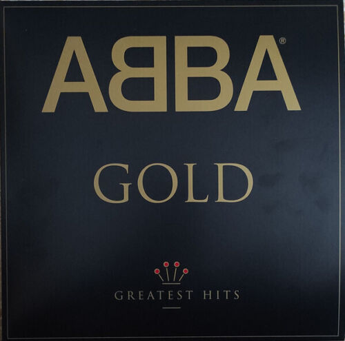 ABBA Gold Greatest Hits BLACK VINYL 2 LP NEW/SEALED - Picture 1 of 2