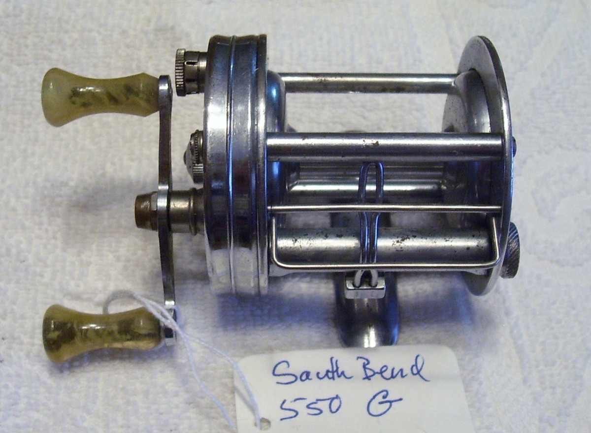 リール South Bend No.550 Model G Vintage South Bend No. 550 Model G Casting Reel made in USA