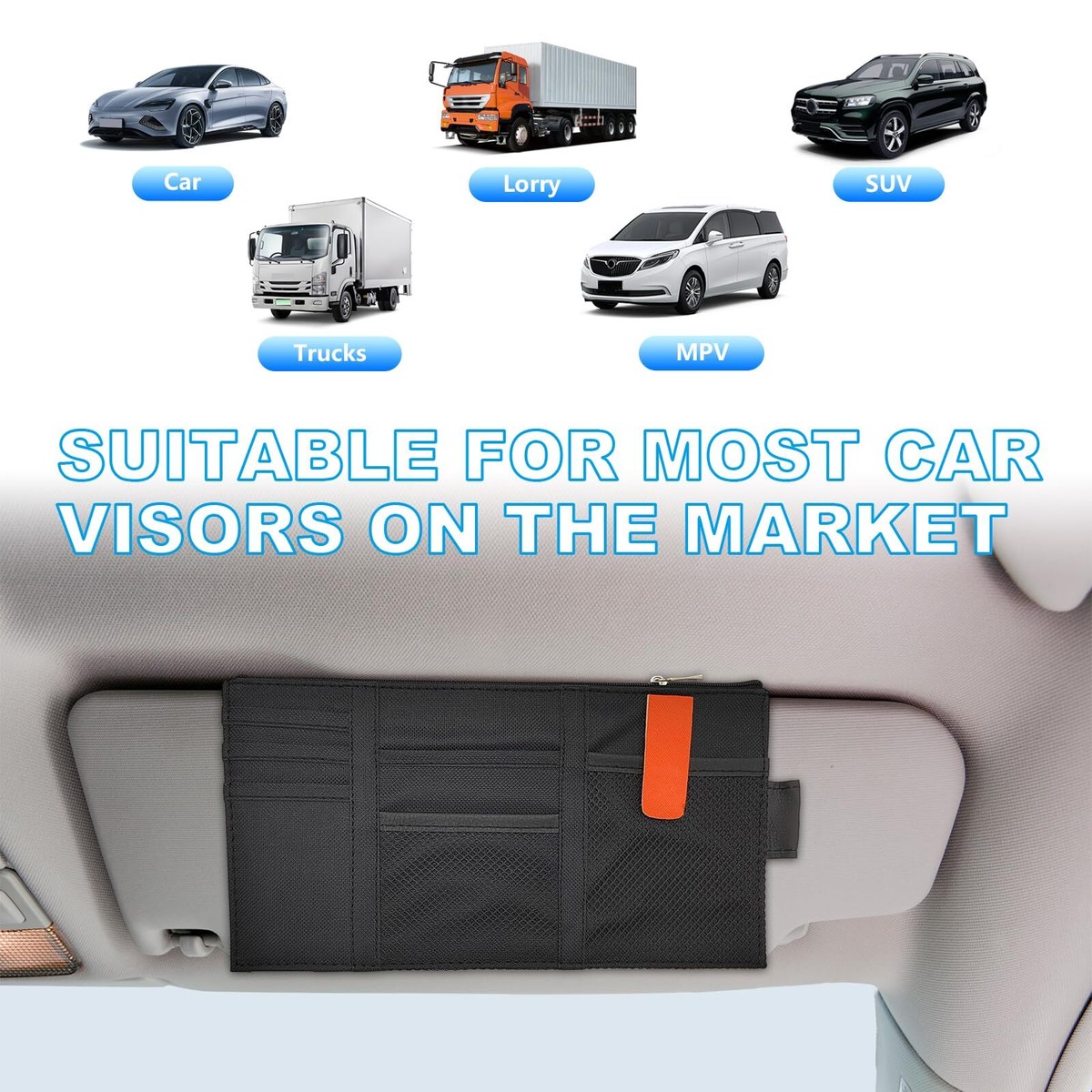Sun Visor Organizer | Kia Stuff - View #3