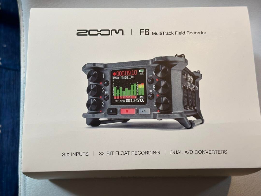 Zoom F6 14 Tracks 32 Bits 6 Inputs Field Recorder for sale Zoom F6 14 Tracks 32 Bits 6 Inputs Field Recorder for sale