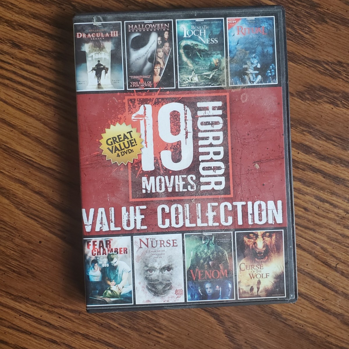 DVD ホラー映画 19枚 まとめ売り 19 Horror Movies Value Collection 4-Disc Set DVD VIDEO Halloween