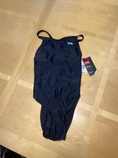 TYR One Piece Swimsuit Size 26 Black Diamond Fit Womens Msrp 69.99 Tyreco
