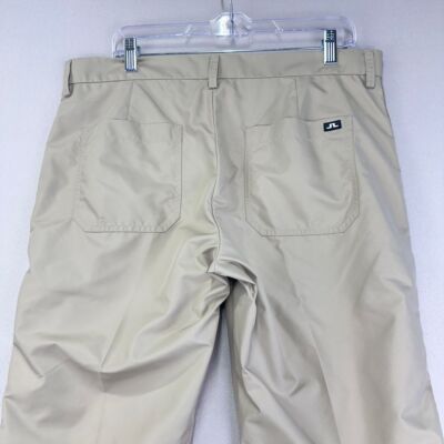 J. LINDEBERG Lifestyle Golf Pants Mens 34x30 Khaki Water Resistant