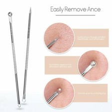 9 Pcs Professional Kit - Pimple Removal Tool for Whiteheads and Deep Cleansing