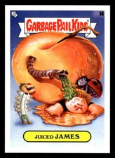 2022 Topps Garbage Pail Kids Bookworms Juiced JAMES # 14 Gross Adaptations