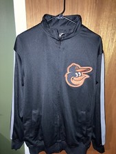 Dynasty MLB Baltimore Orioles Zip up  polyester  Size M Medium