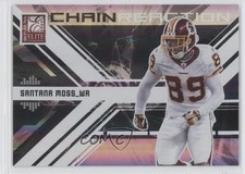 2009 Donruss Elite Chain Reaction Black 338/399 Santana Moss #6 0b0