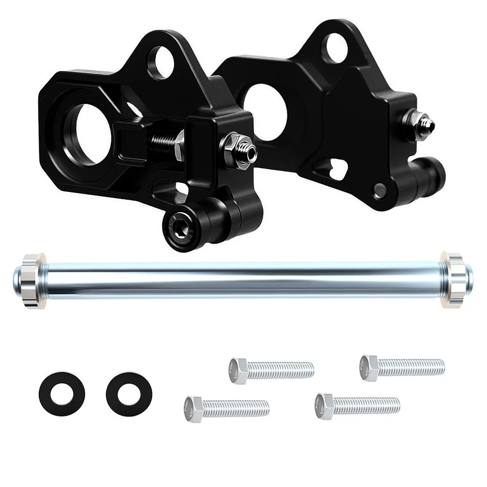 Motorcycle Rear Axle Adjuster Kit For Harley 2009-UP Street Glide Road King FLHR - Image 2 of 4