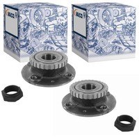 2X Vaico RADLAGER-SATZ Hinten Passend FüR CitroËN Berlingo Xsara Peugeot