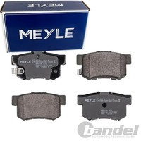Meyle BremsbelÄGe Satz Hinterachse Passend FÜR Honda Accord Civic CR-Z Insight