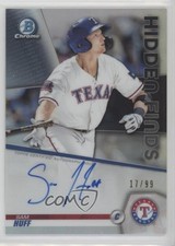 2020 Bowman Hidden Finds Chrome Auto 17/99 Sam Huff #HFA-SH Auto 0m5h