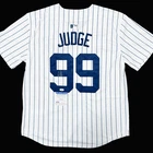 Aaron Judge SIGNED New York Yankees White Pinstripes Baseball Jersey w/ PSA COA