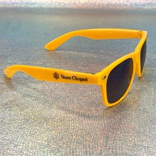 Veuve Clicquot Champagne Wayfare Style Sunglasses Orange Yellow Frame