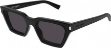 NEW Saint Laurent SL 633 CALISTA Sunglasses 001 BLACK 100 AUTHENTIC