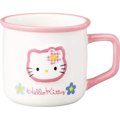 sanrio Kaohana Hello Kitty Retro Enamel Style Mug Approx. 300ml san4548-1